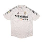 Adidas Real Madrid Retro Trikot in Weiß Schwarz Größe M